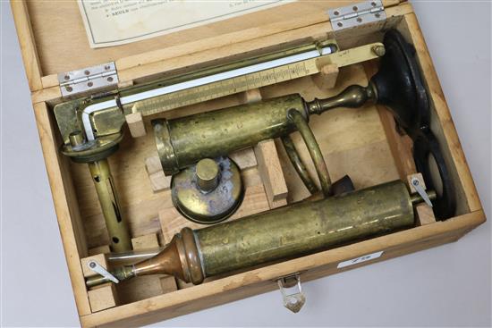 A French Ebullioscope by Mallingand